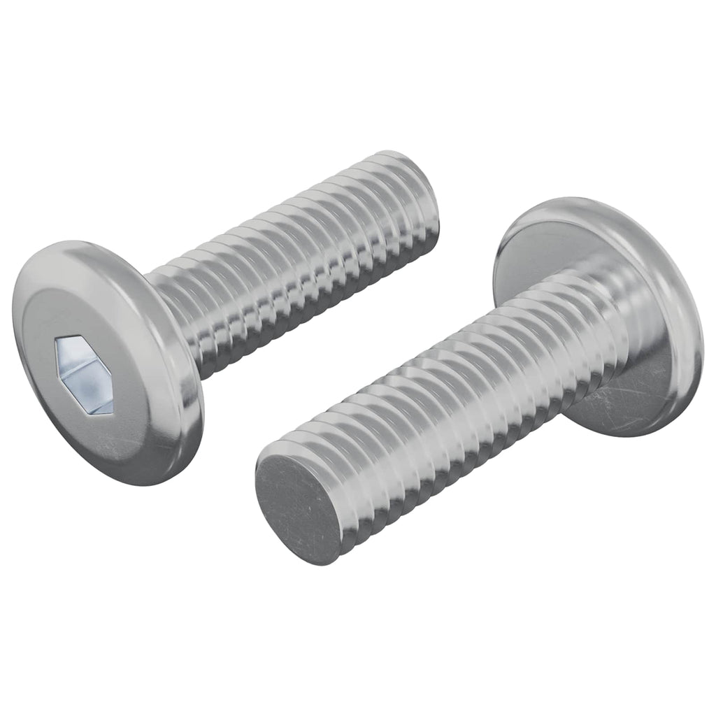 Schraube 2 Pcs Silber 8 X 25 Mm Stahl