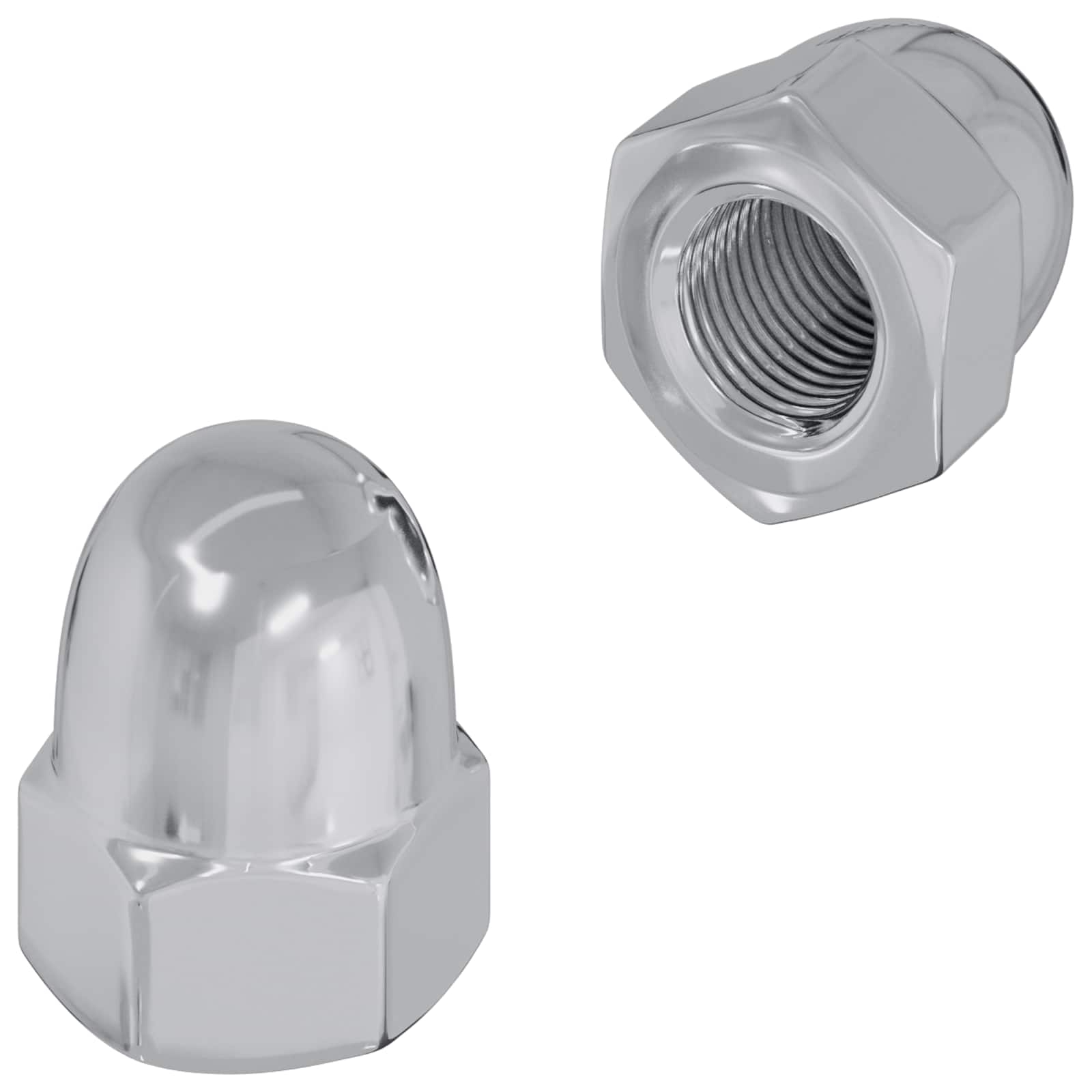 Mutter 2 Pcs Silber M6 X 10 Mm Eisen