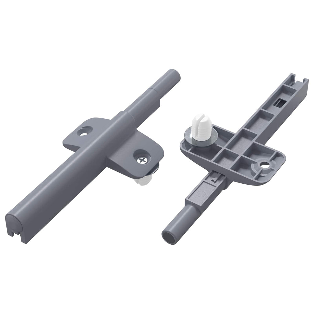 Sanftschließer 2 Pcs Grau 125 X 47 X 15 Mm Pp