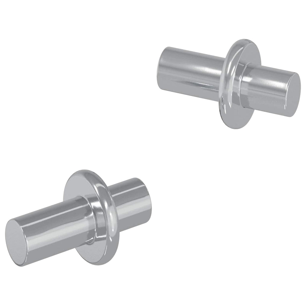 Regalstecker 2 Pcs Silber 8,6 X 8,6 X 14,6 Mm Stahl