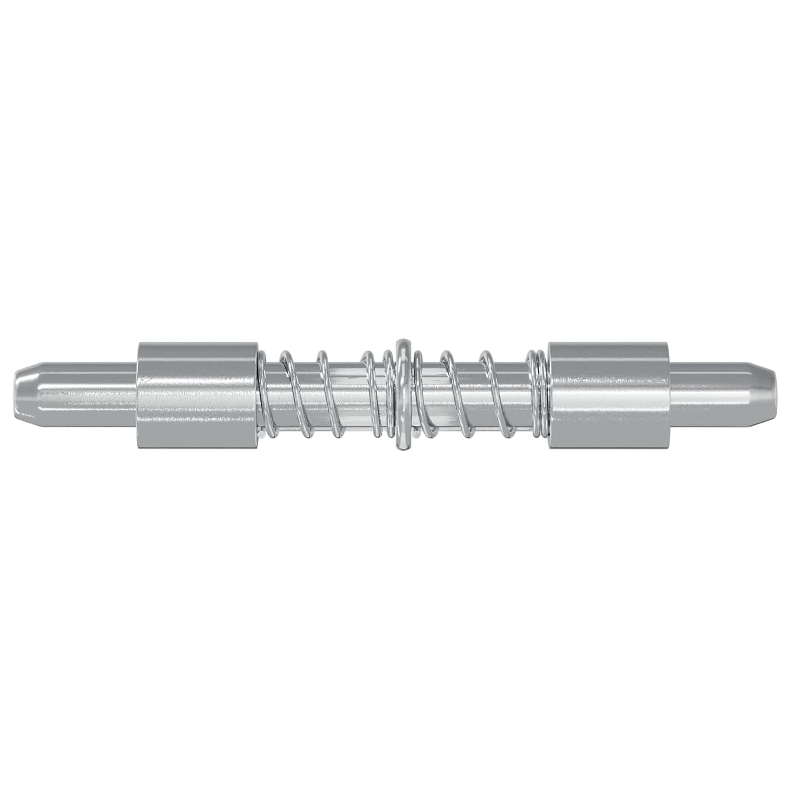 Riegel 2 Pcs Silber 46 X 17 X 1,2 Mm Stahl