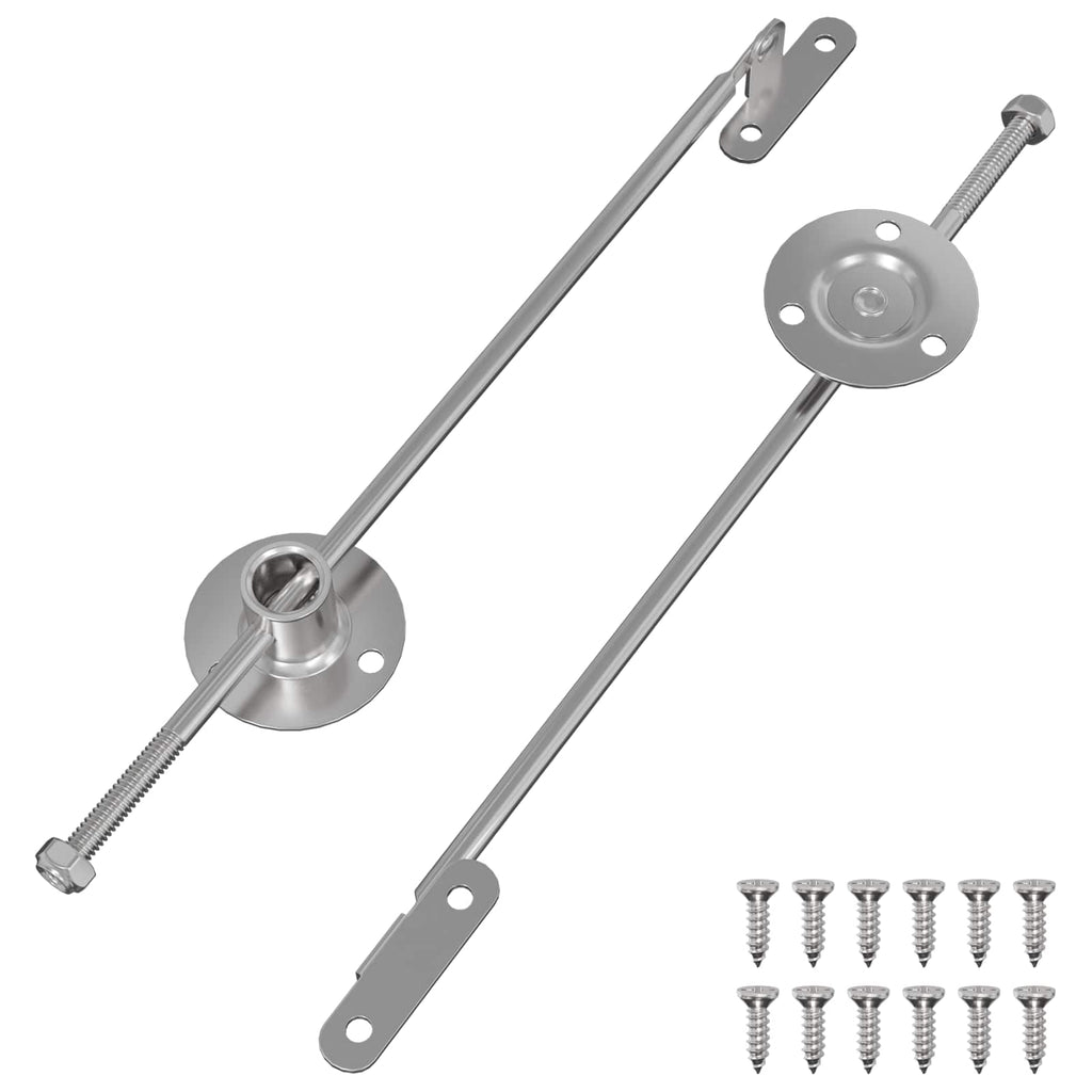 Zugstangen-Scharnier 2 Pcs Silber 190 Mm Eisen