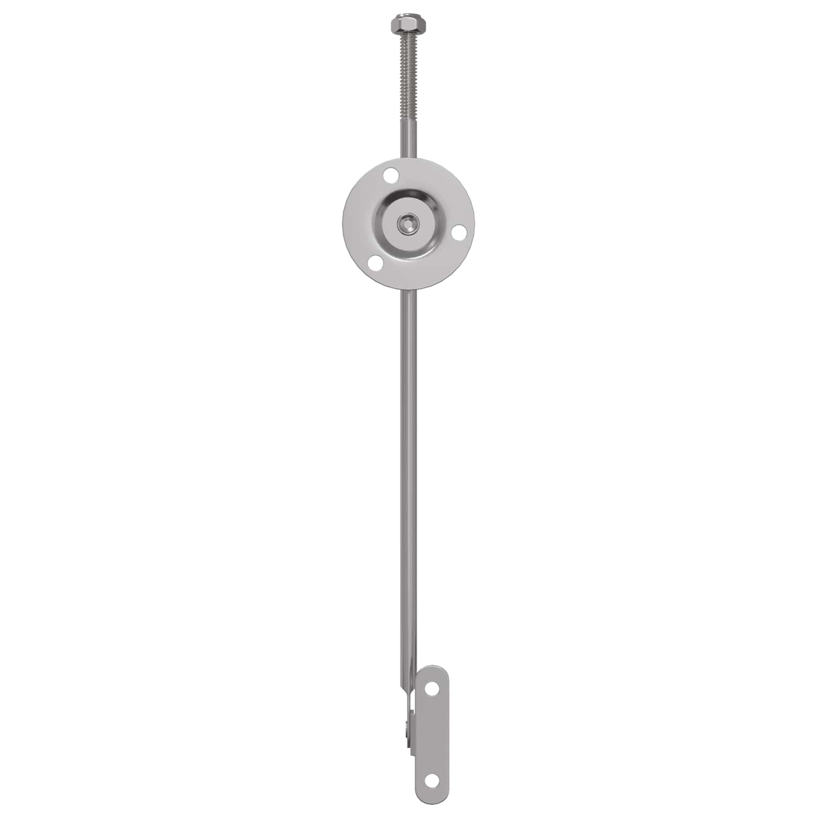 Zugstangen-Scharnier 2 Pcs Silber 190 Mm Eisen