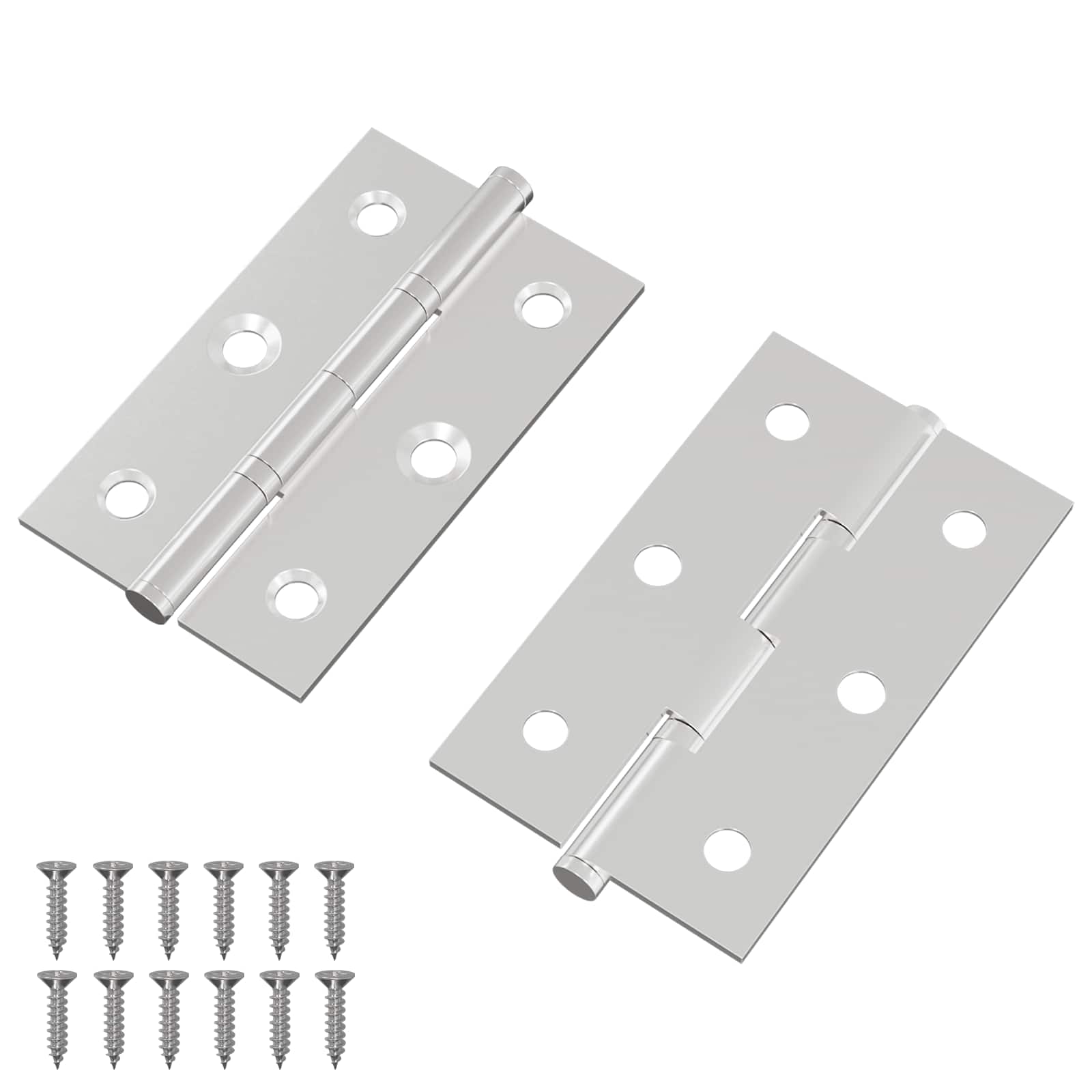 Scharnier Uni 2 Pcs Silber 58 X 35 X 1 Mm Stahl