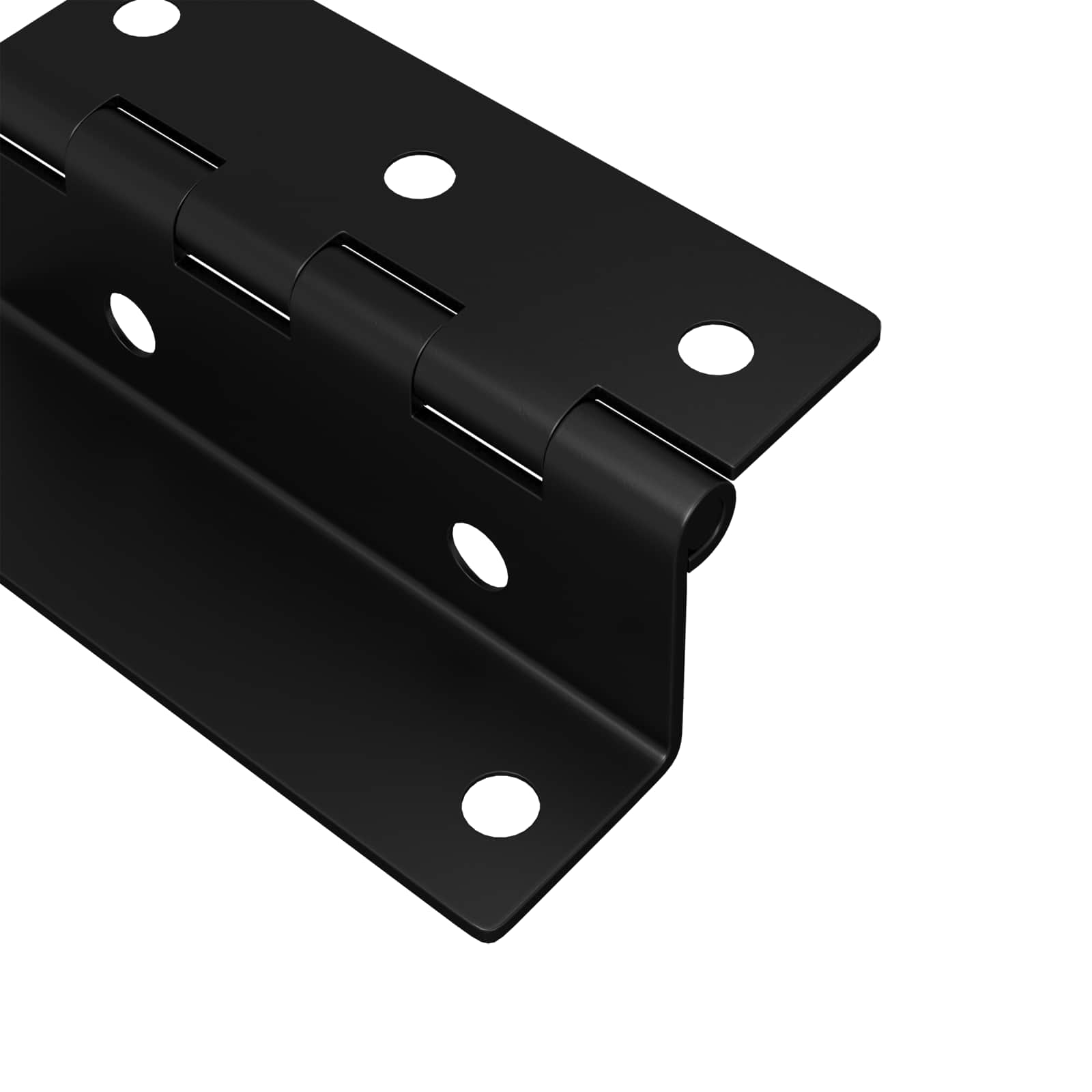 Scharnier 2 Pcs Schwarz 38 X 17 X 60 Mm Eisen
