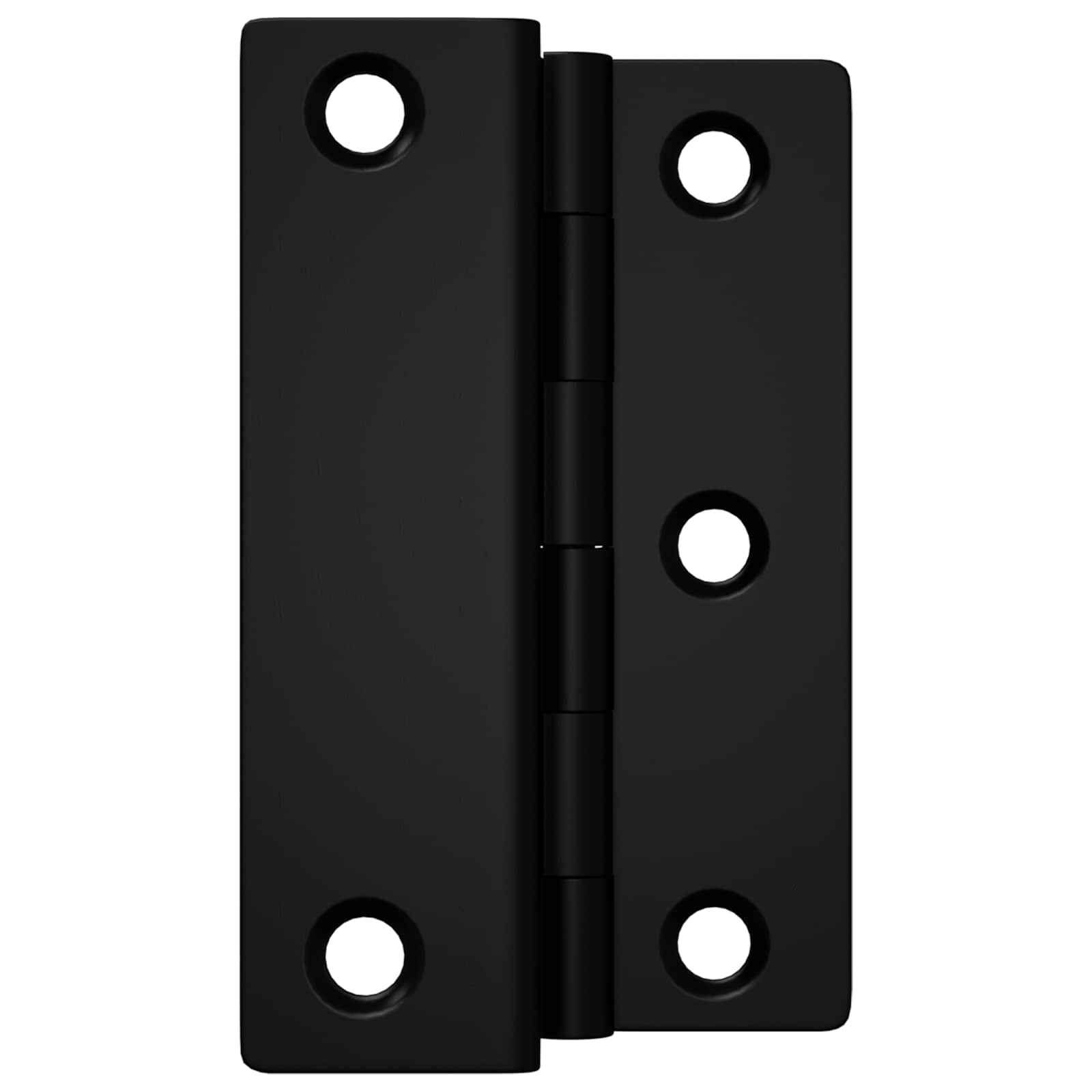 Scharnier 2 Pcs Schwarz 38 X 17 X 60 Mm Eisen
