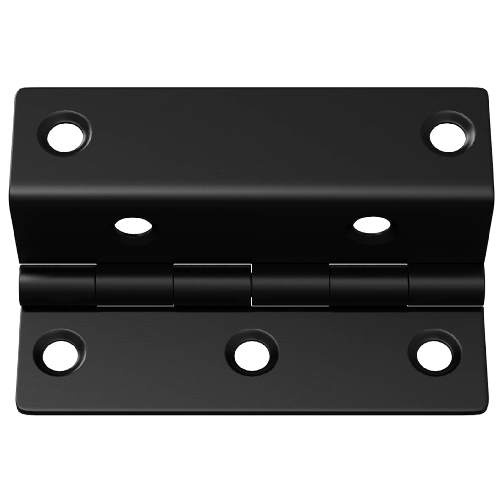 Scharnier 2 Pcs Schwarz 38 X 17 X 60 Mm Eisen