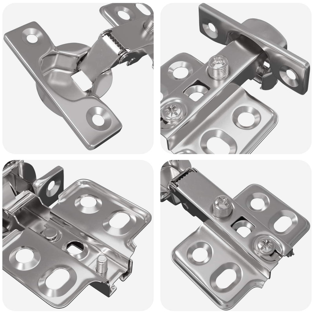 Scharnier 2 Pcs Nickel 85 X 52,5 X 9,5 Mm Eisen