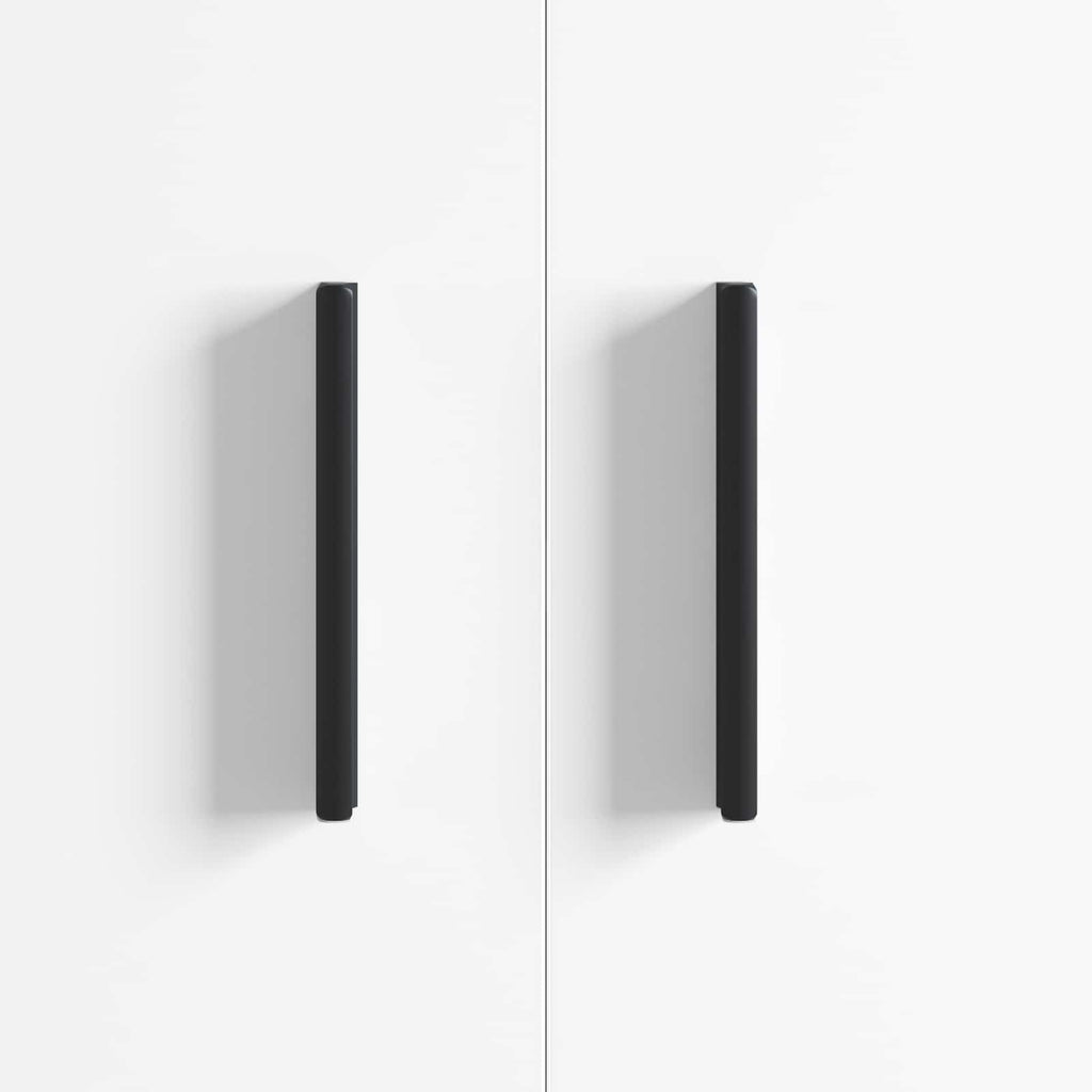 Griff 2 Pcs Schwarz 106 X 7,4 X 15,5 Mm Aluminium