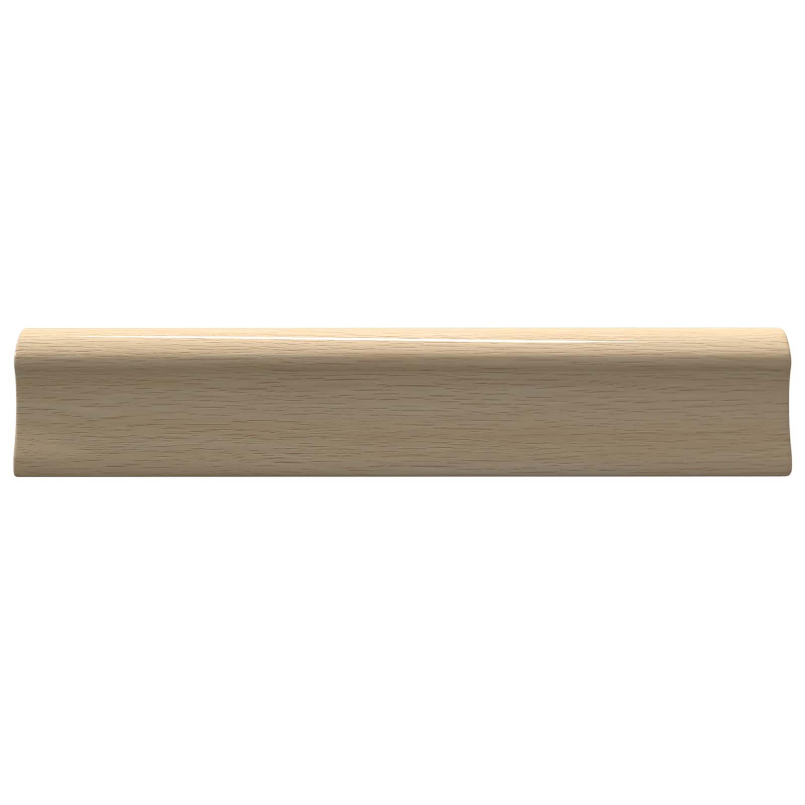 Gerader Griff 2 Pcs Natürliche Holzfarbe 130 X 25 X 30 Mm