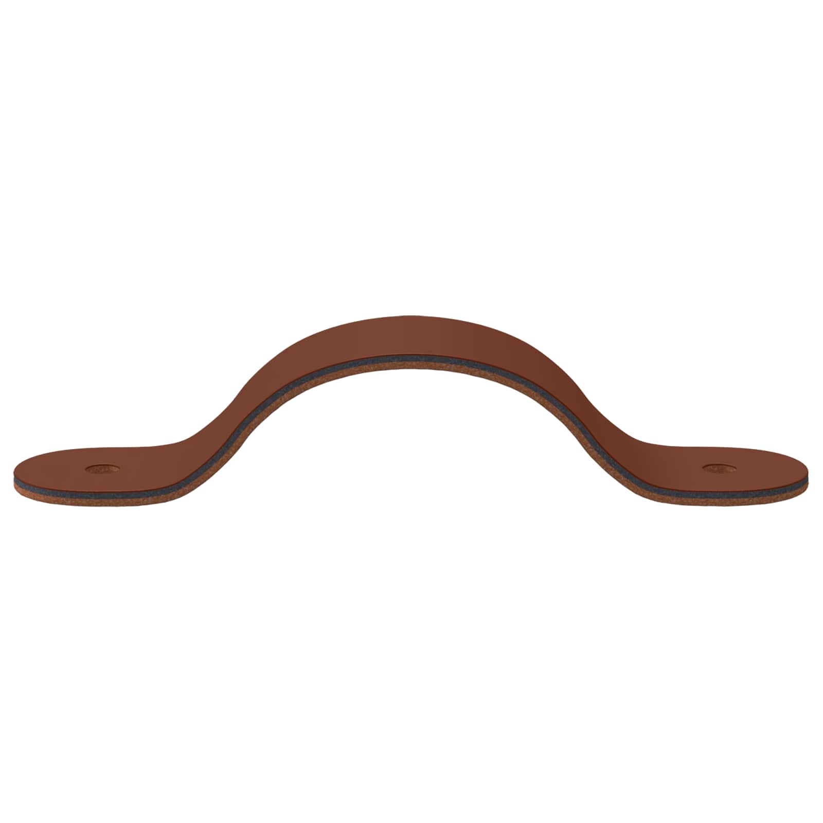 Schrankgriffe 2 Pcs Braun 140 X 25 X 2,3 Mm Pu
