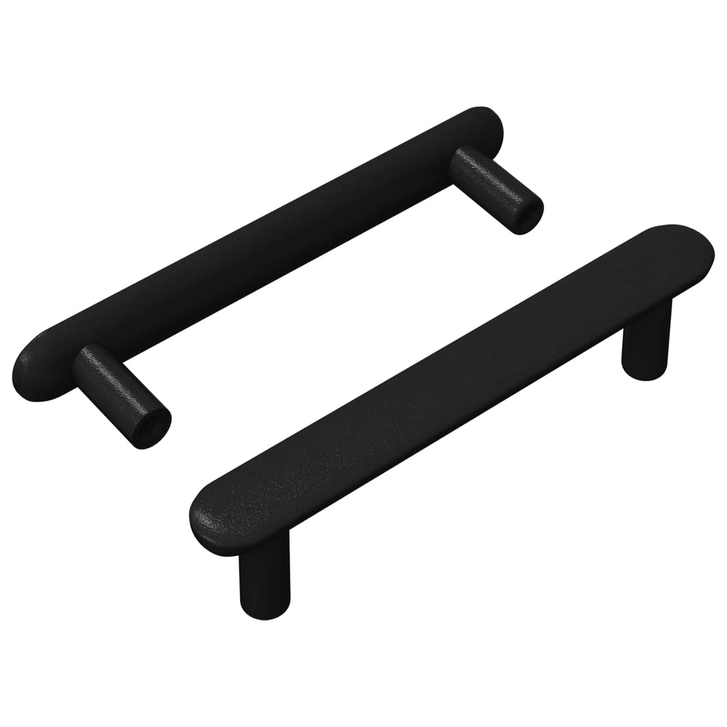 Schrankgriff 2 Pcs Schwarz 121 X 16.6 X 28.3 Mm Eisen