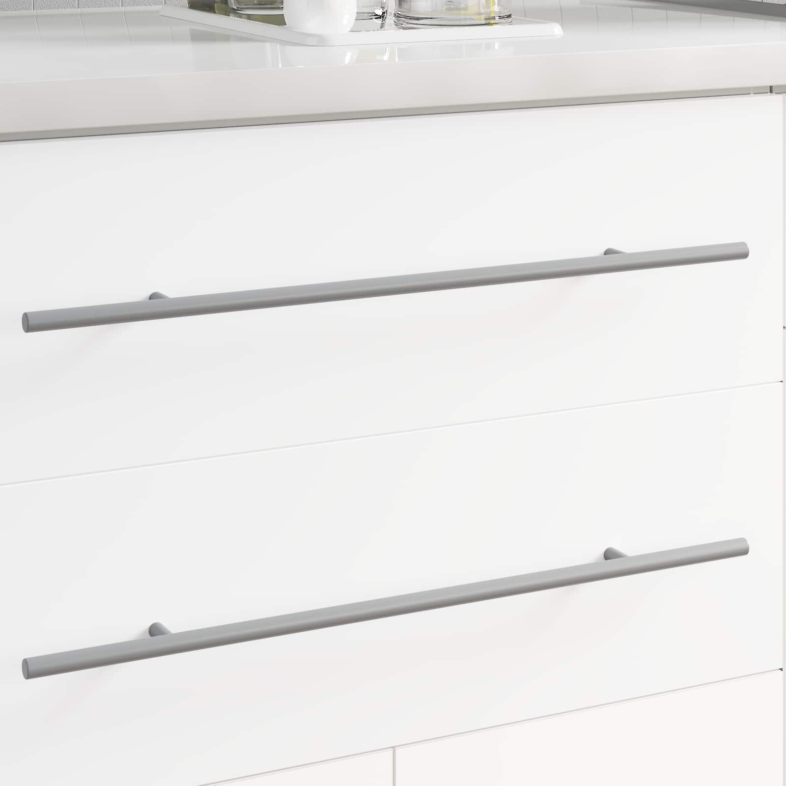 Griff 2 Pcs Silber 500 Mm Stahl