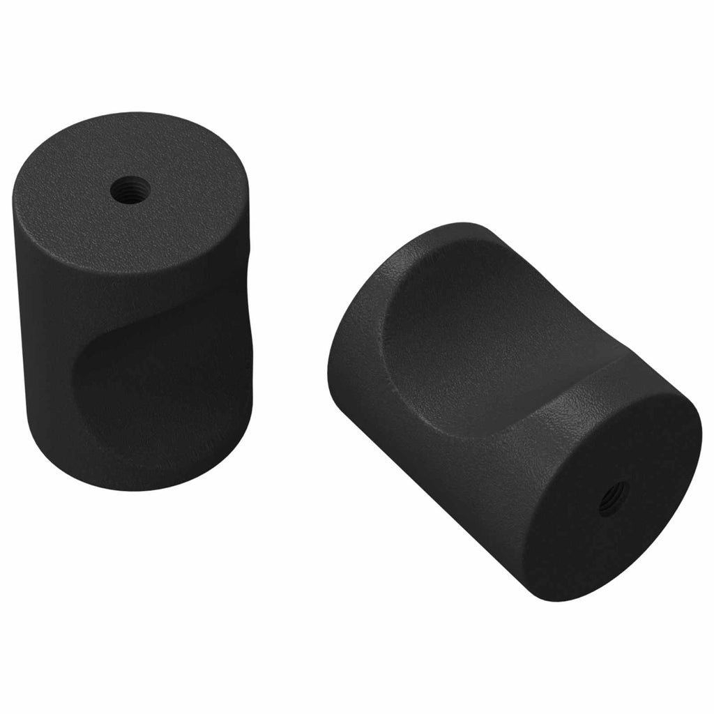 Schrankknöpfe 2 Pcs Schwarz M4 X 12 Mm Eisen