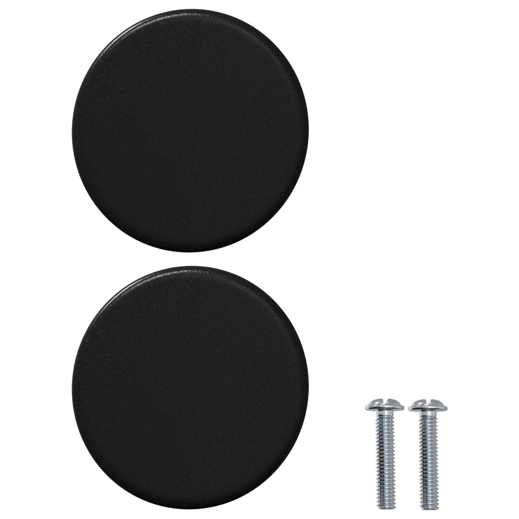 Schrankknopf 2 Pcs Schwarz 18 X 23 Mm Eisen