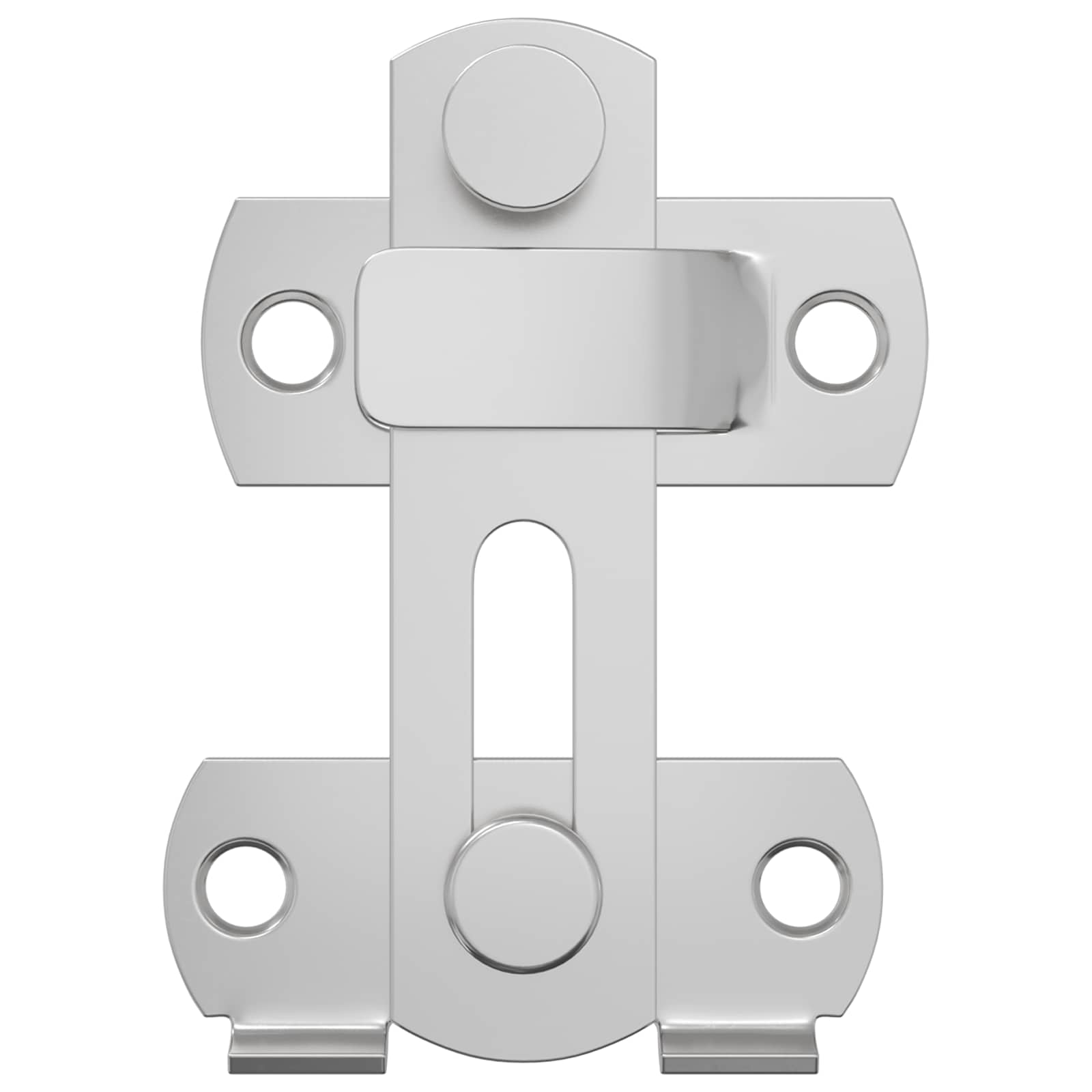 Türverschluss 2 Pcs Silber 70 X 8 Mm Stahl