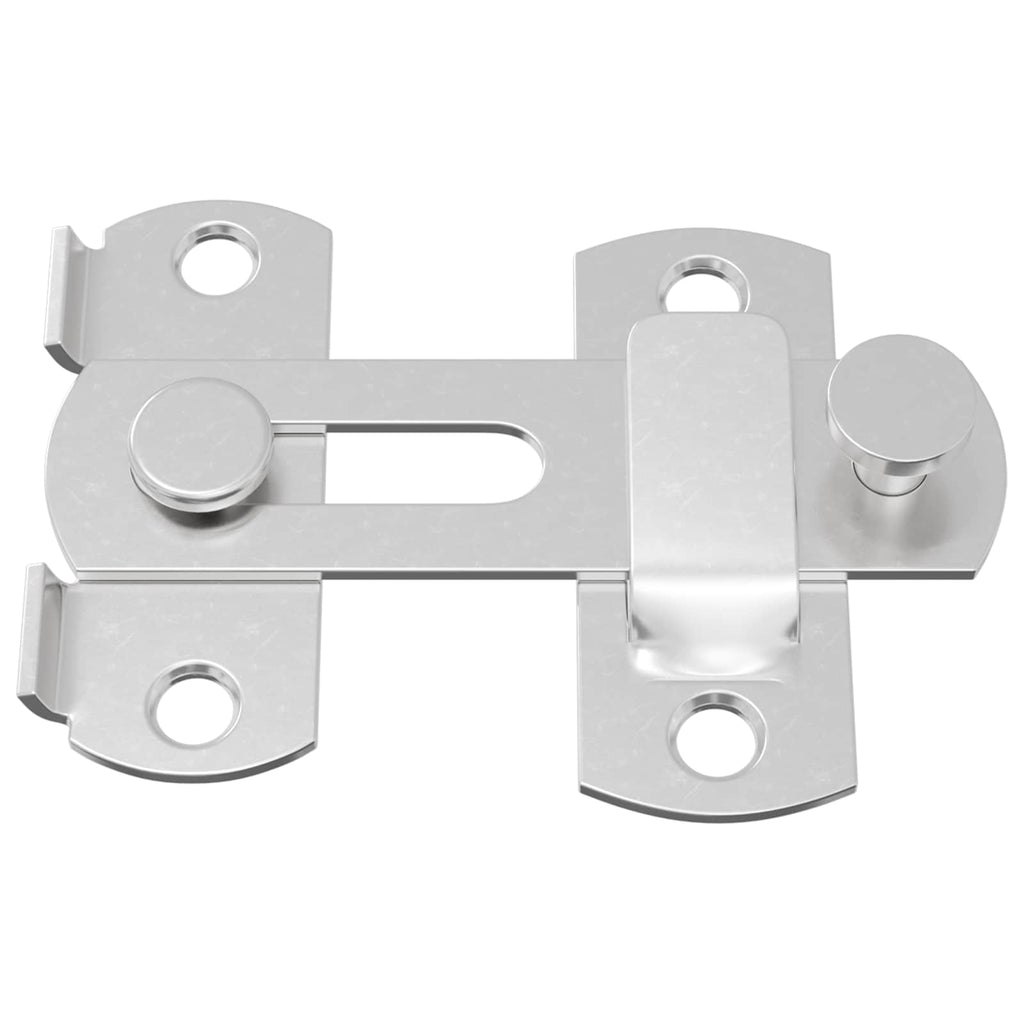 Türverschluss 2 Pcs Silber 70 X 8 Mm Stahl