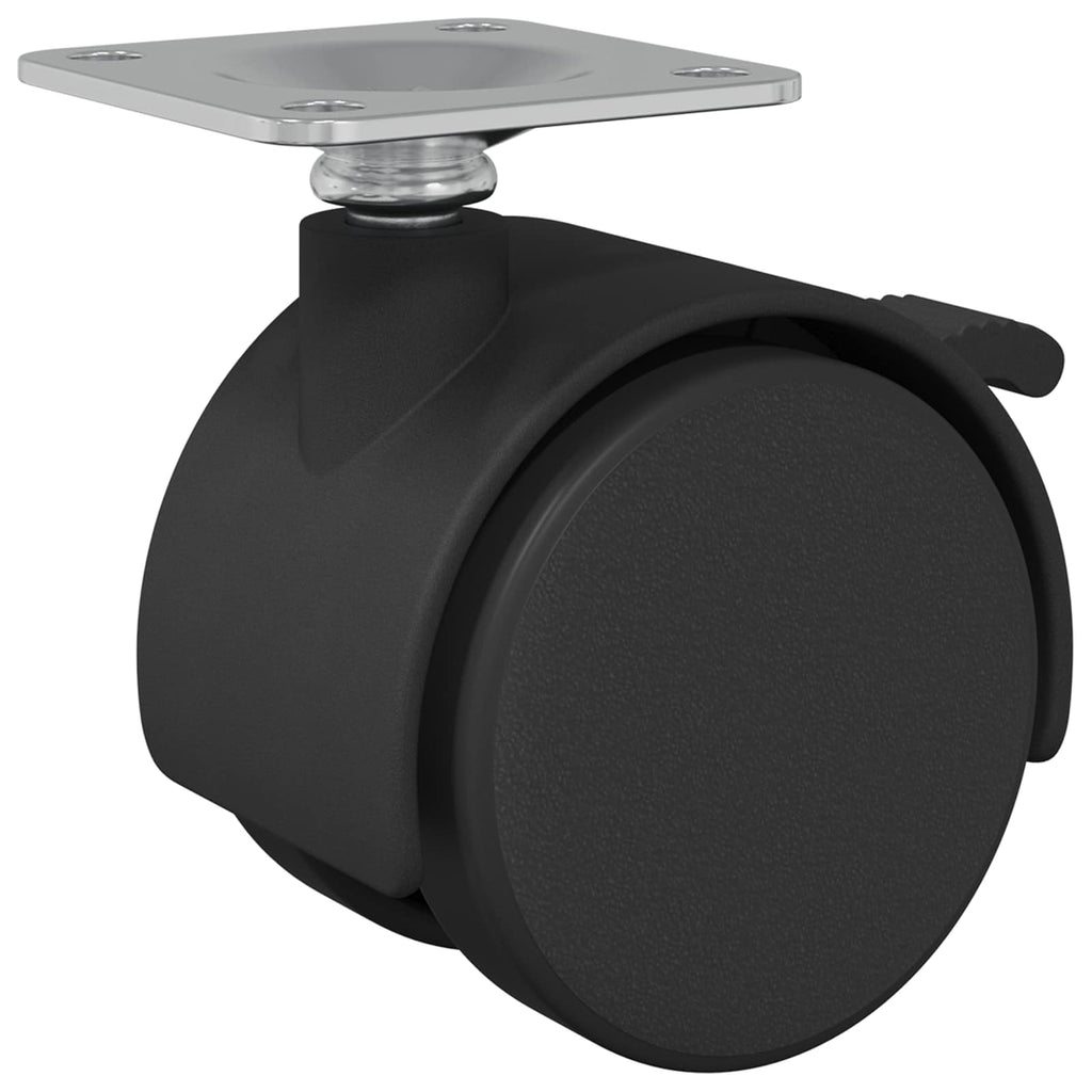 Rolle 2 Pcs Schwarz 39,5 X 39,5 X 37,8 Mm
