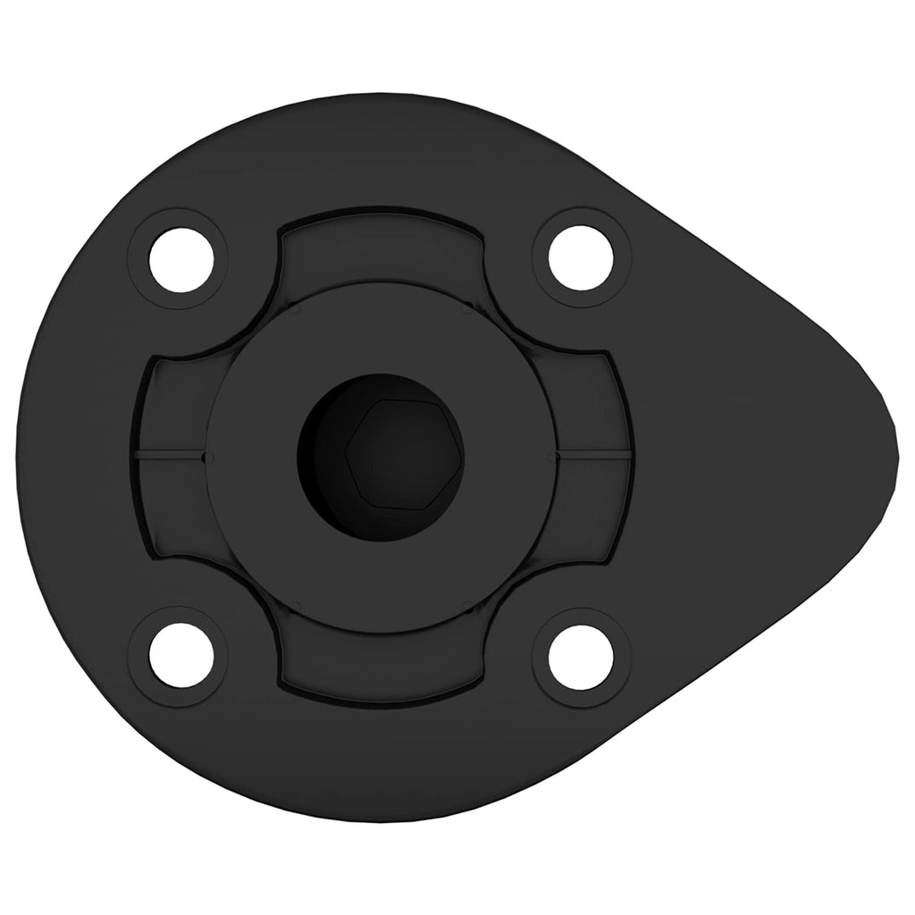 Möbelbeine Verstellbar 2 Pcs Schwarz 46 X 46 X 128 Mm Pp
