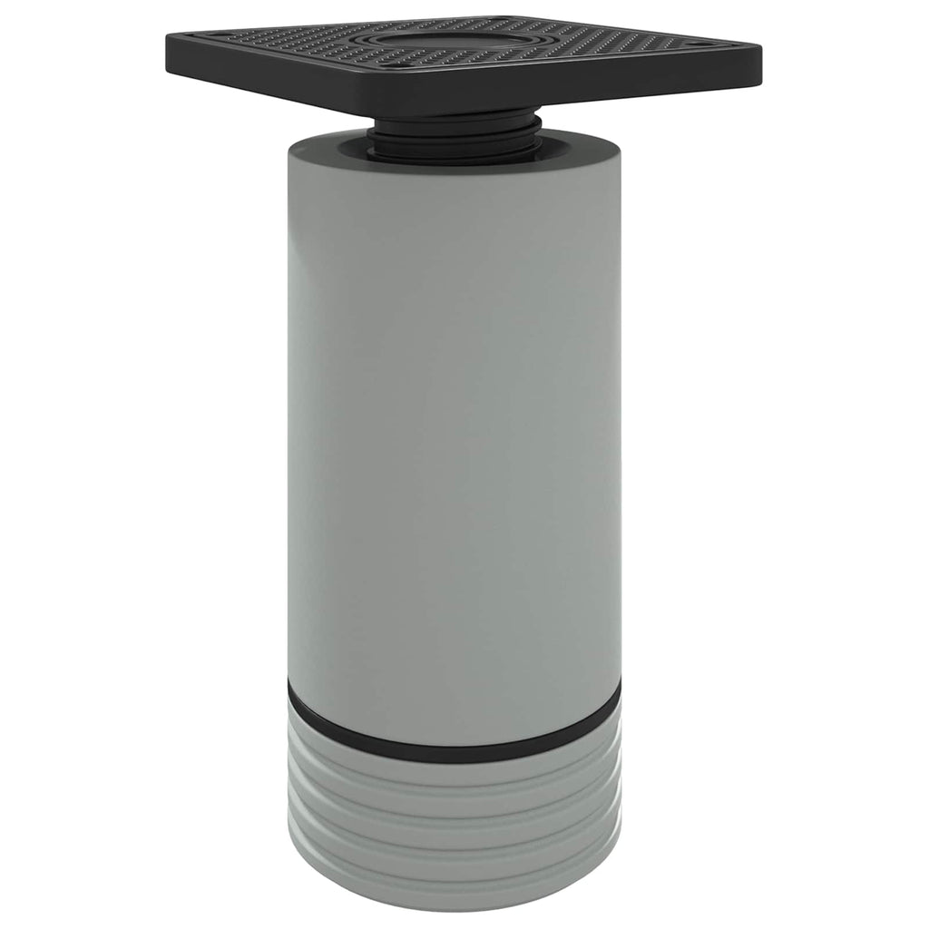 Möbelbeine Verstellbar 2 Pcs Weiß 64 X 64 X 100 Mm Pp