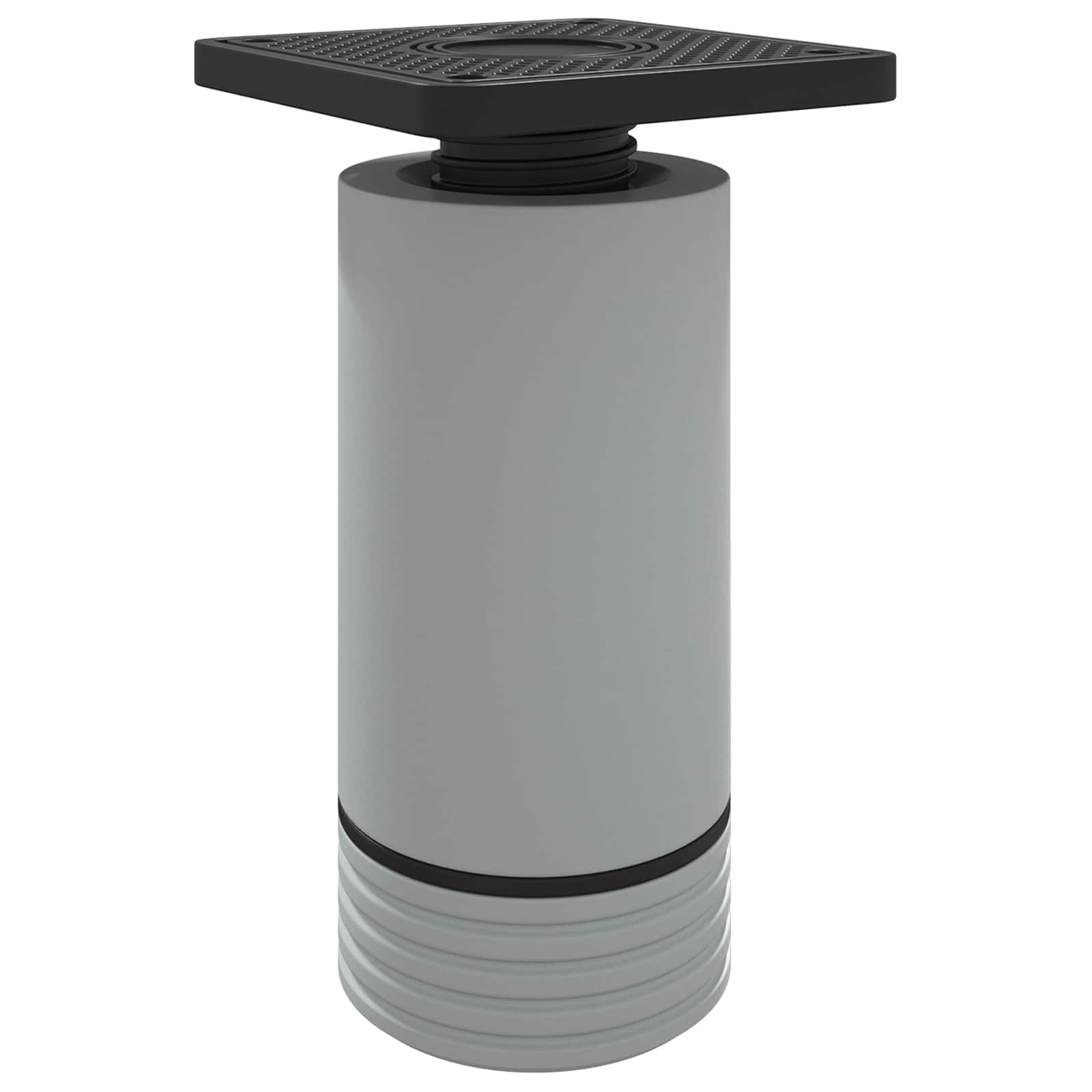 Möbelbeine Verstellbar 2 Pcs Weiß 64 X 64 X 100 Mm Pp
