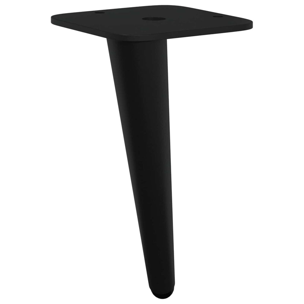 Standfüße 2 Pcs Schwarz 56 X 56 X 100 Mm Eisen