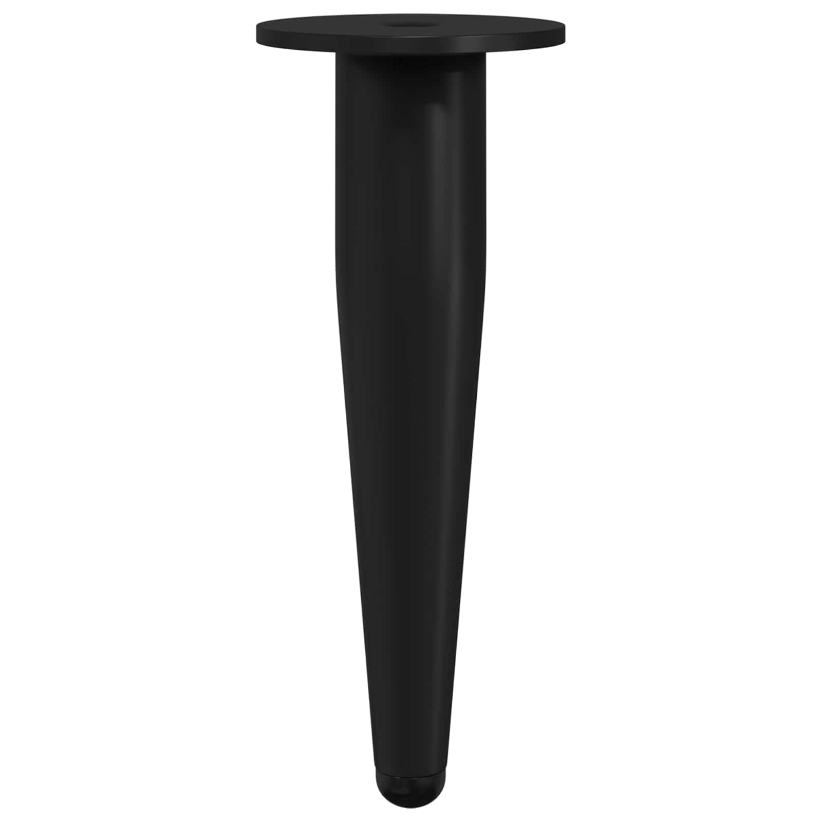 Möbelbeine 2 Pcs Schwarz Ø 40 X 98 Mm Eisen