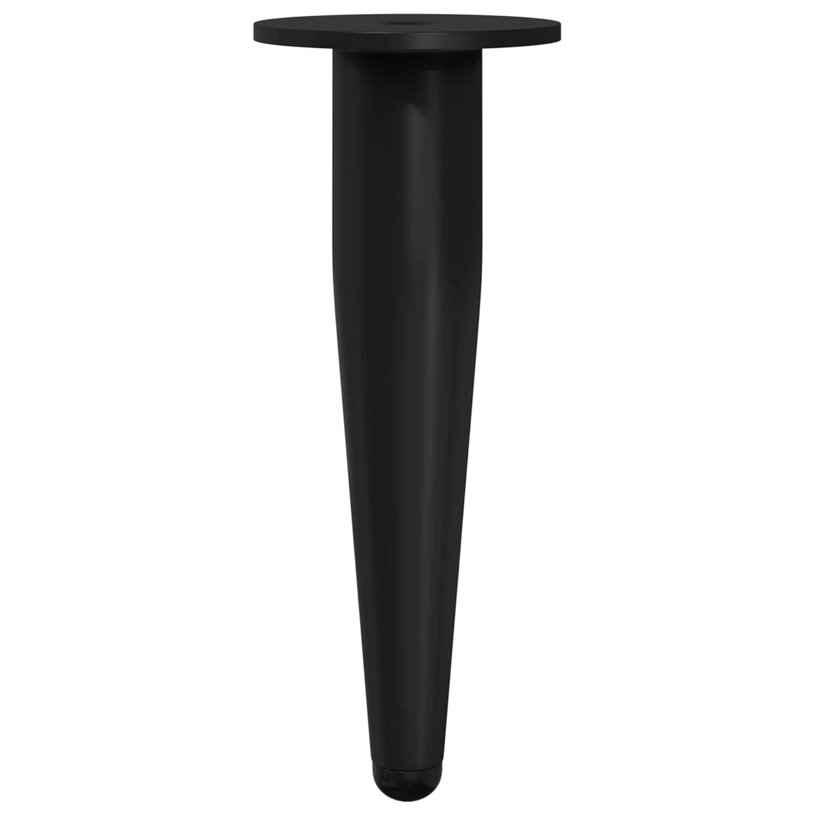 Möbelbeine 2 Pcs Schwarz Ø 40 X 98 Mm Eisen
