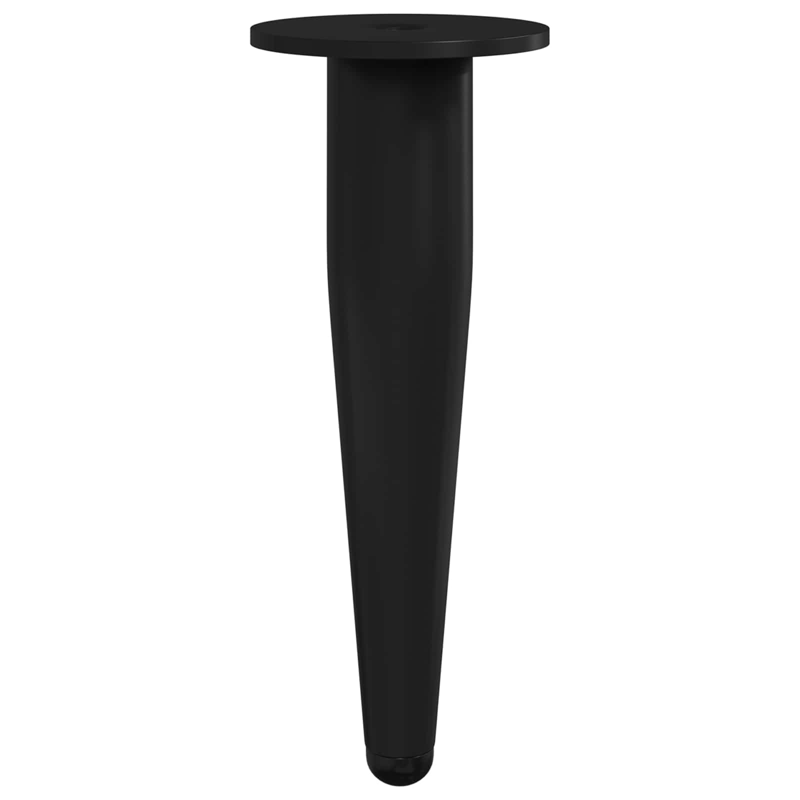 Möbelbeine 2 Pcs Schwarz Ø 40 X 98 Mm Eisen