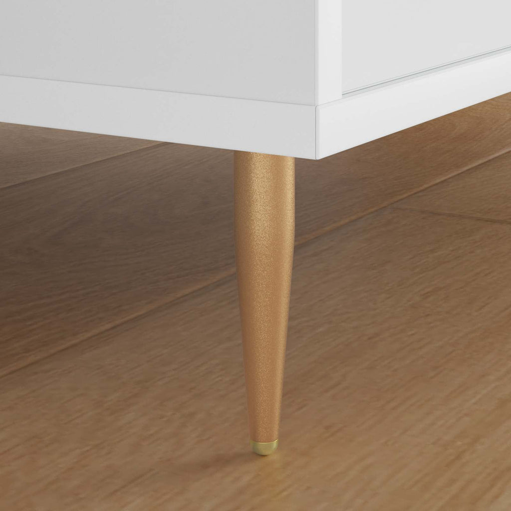 Standfüße 2 Pcs Gold 98 X 40 Mm Eisen