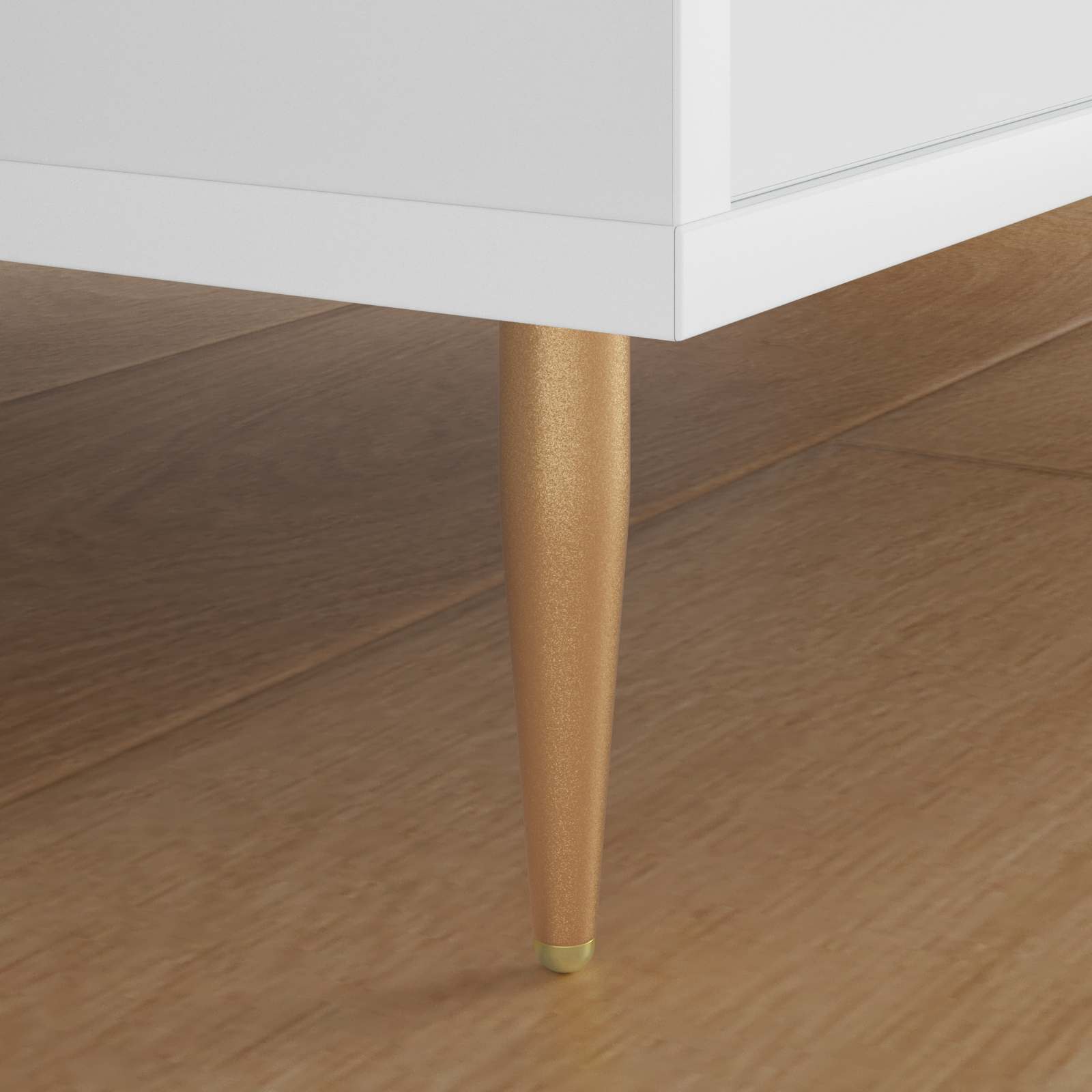 Standfüße 2 Pcs Gold 98 X 40 Mm Eisen