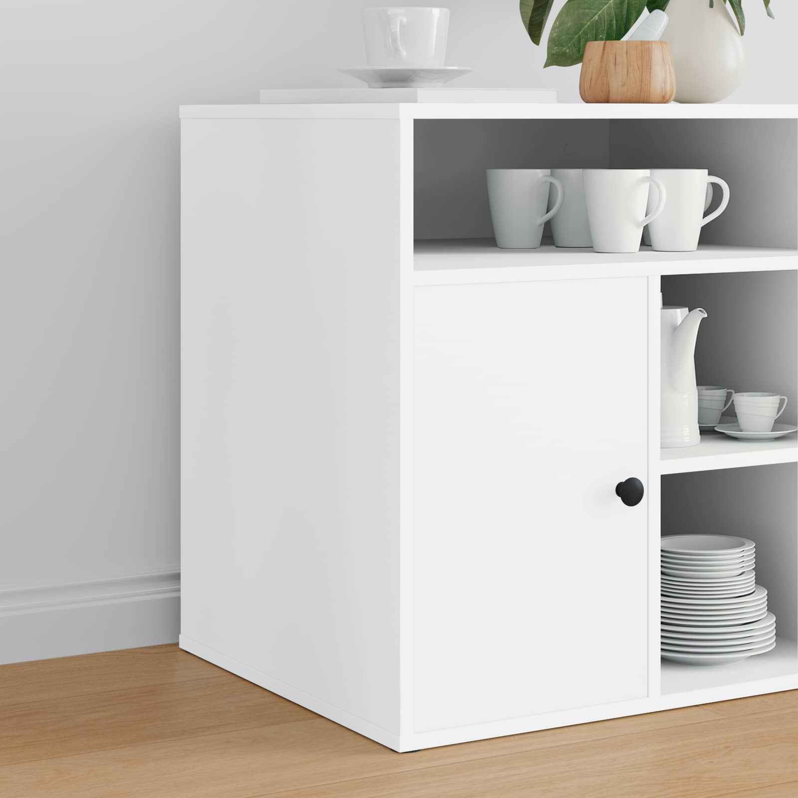 Möbelgleiter 2 Pcs Schwarz Eva