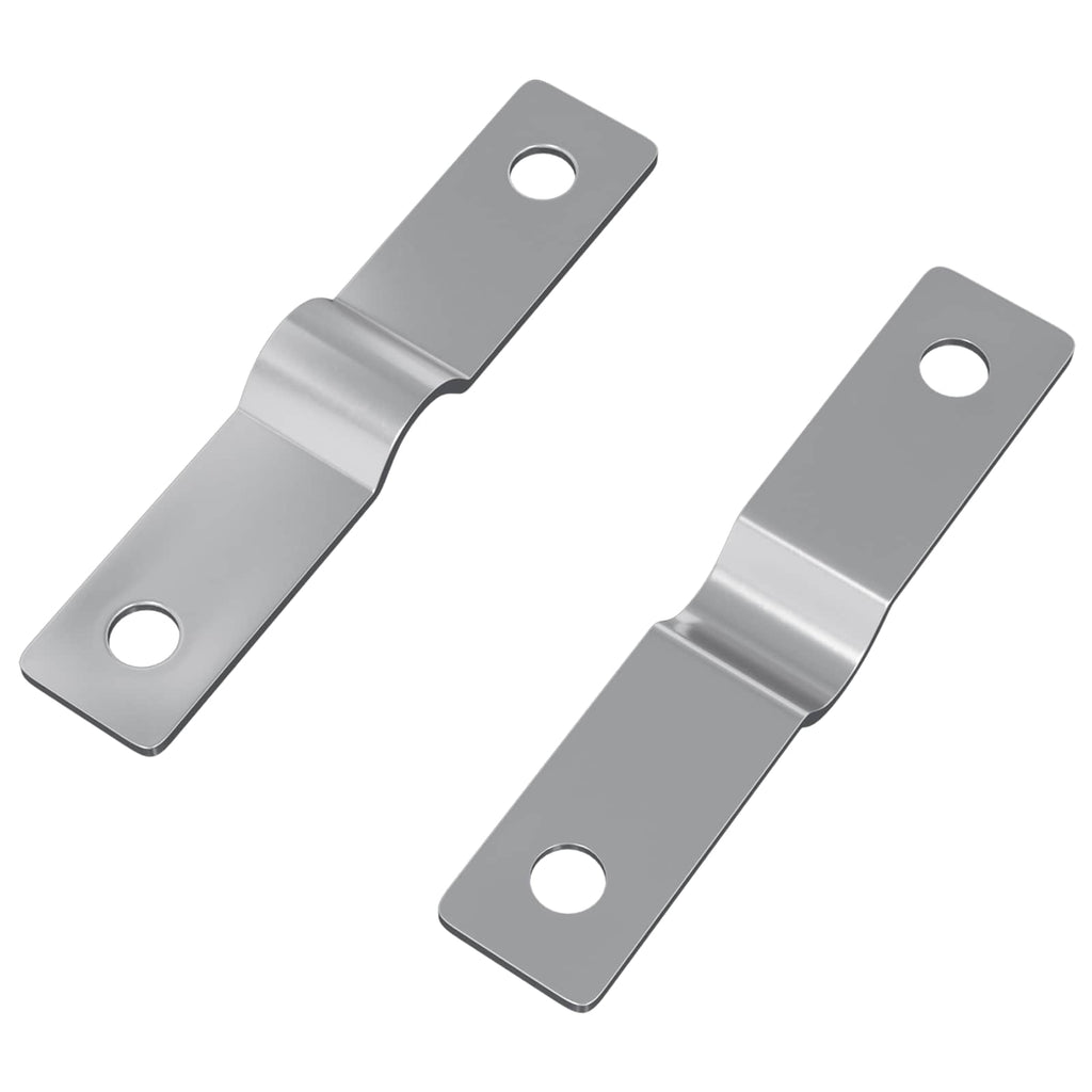 Einschlagplatte 2 Pcs Silber 50 X 10 X 1,2 Mm Eisen