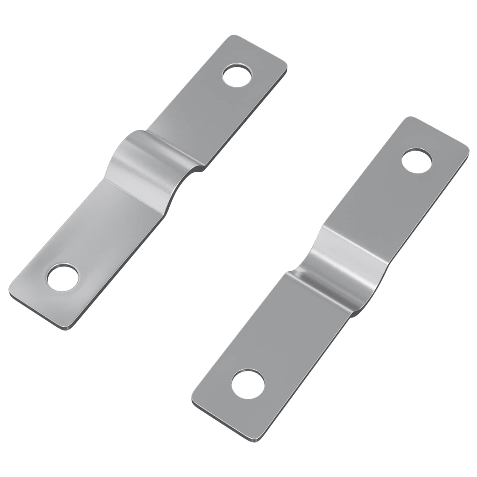 Einschlagplatte 2 Pcs Silber 50 X 10 X 1,2 Mm Eisen