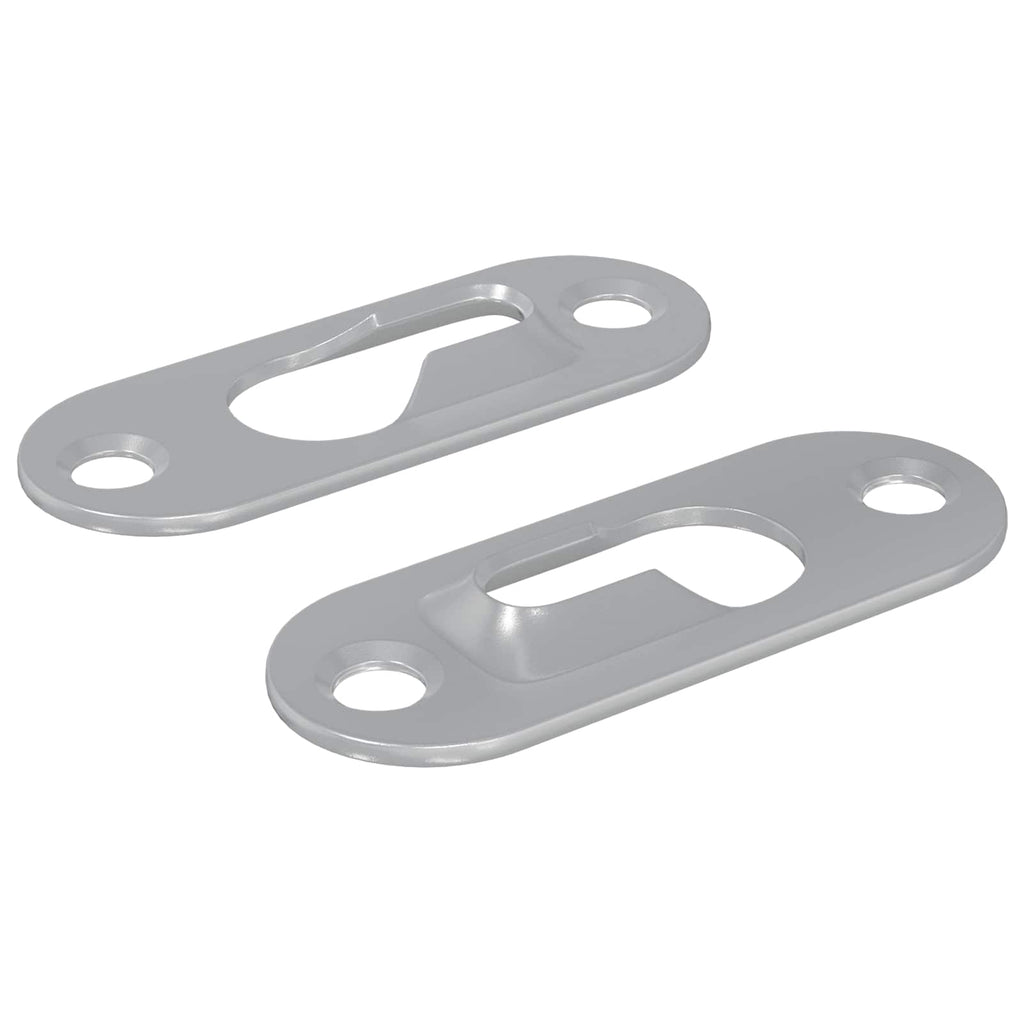 Schlüsselloch-Hänger 2 Pcs Silber 45 X 16 X 3.5 Mm Eisen