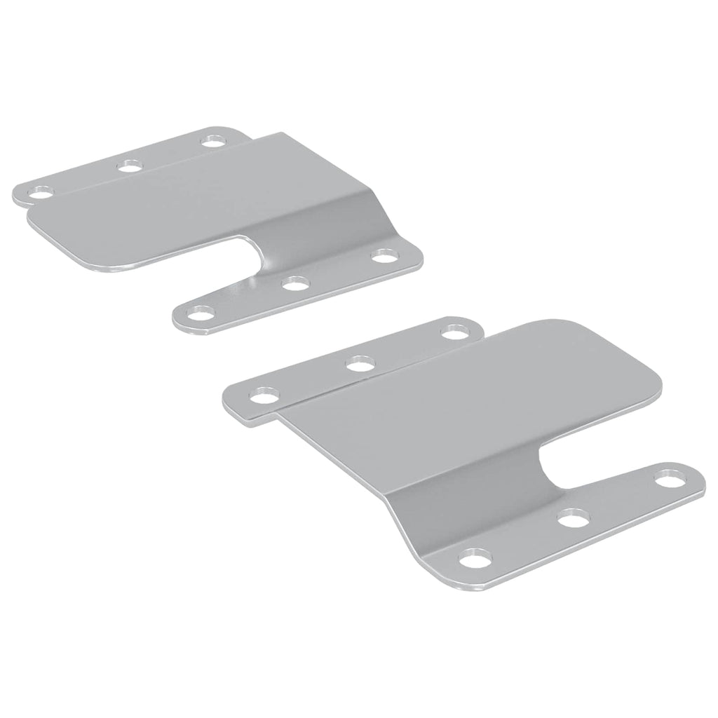 Flush-Montagehalterung 2 Pcs Silber 75 X 66 X 1,4 Mm Stahl