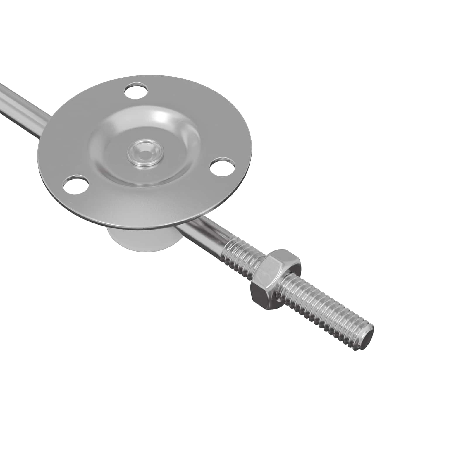 Deckelstützscharnier 2 Pcs Silber 194 X 36 X 18 Mm Eisen