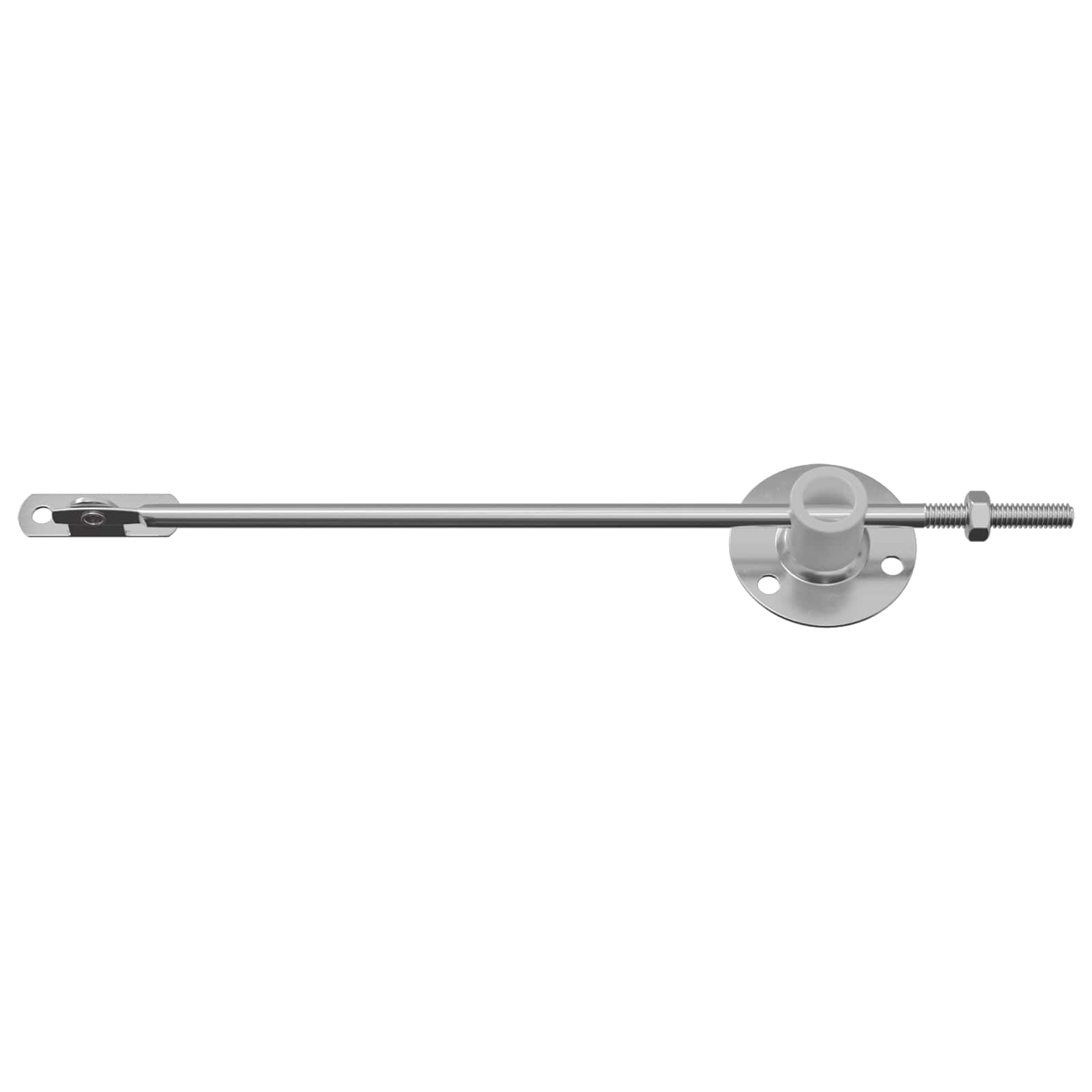 Deckelstützscharnier 2 Pcs Silber 194 X 36 X 18 Mm Eisen