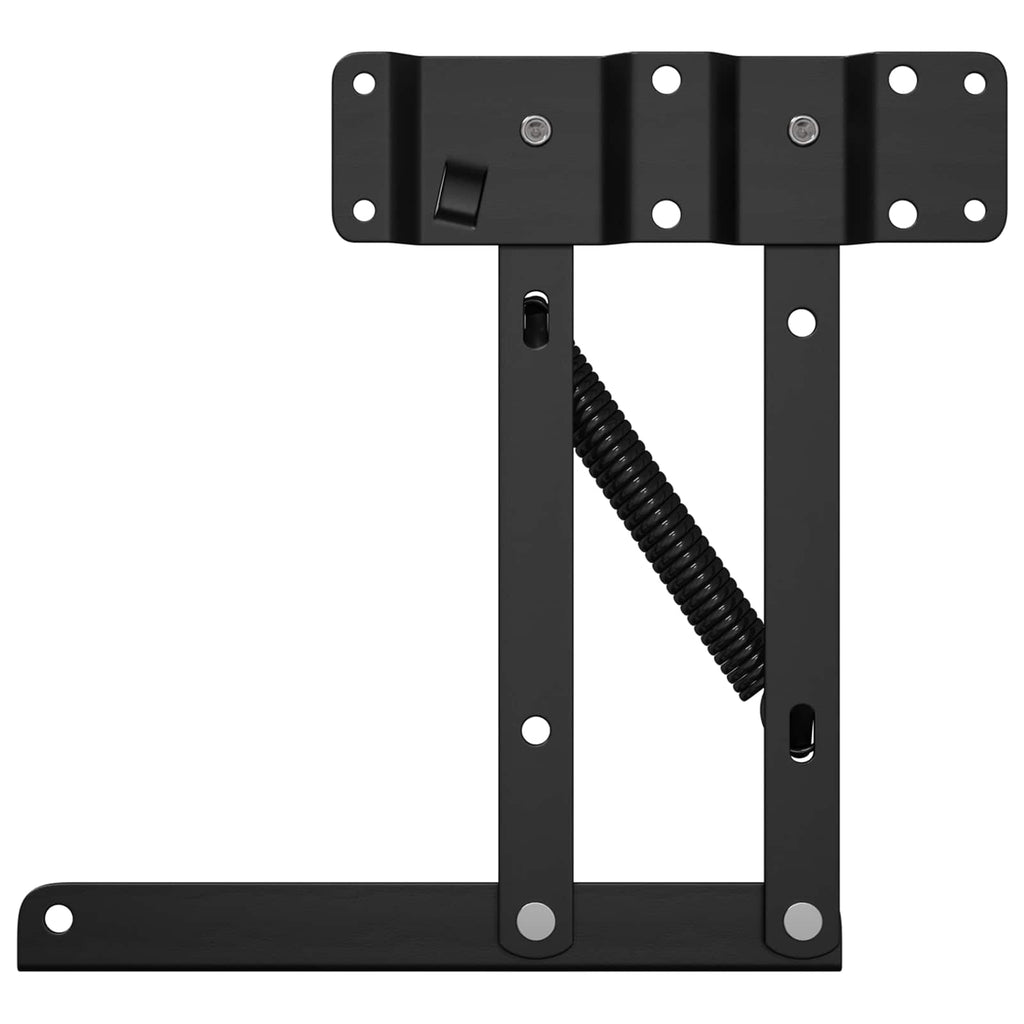 Bettliftmechanismus 2 Pcs Schwarz 340 X 95 X 40 Mm Eisen