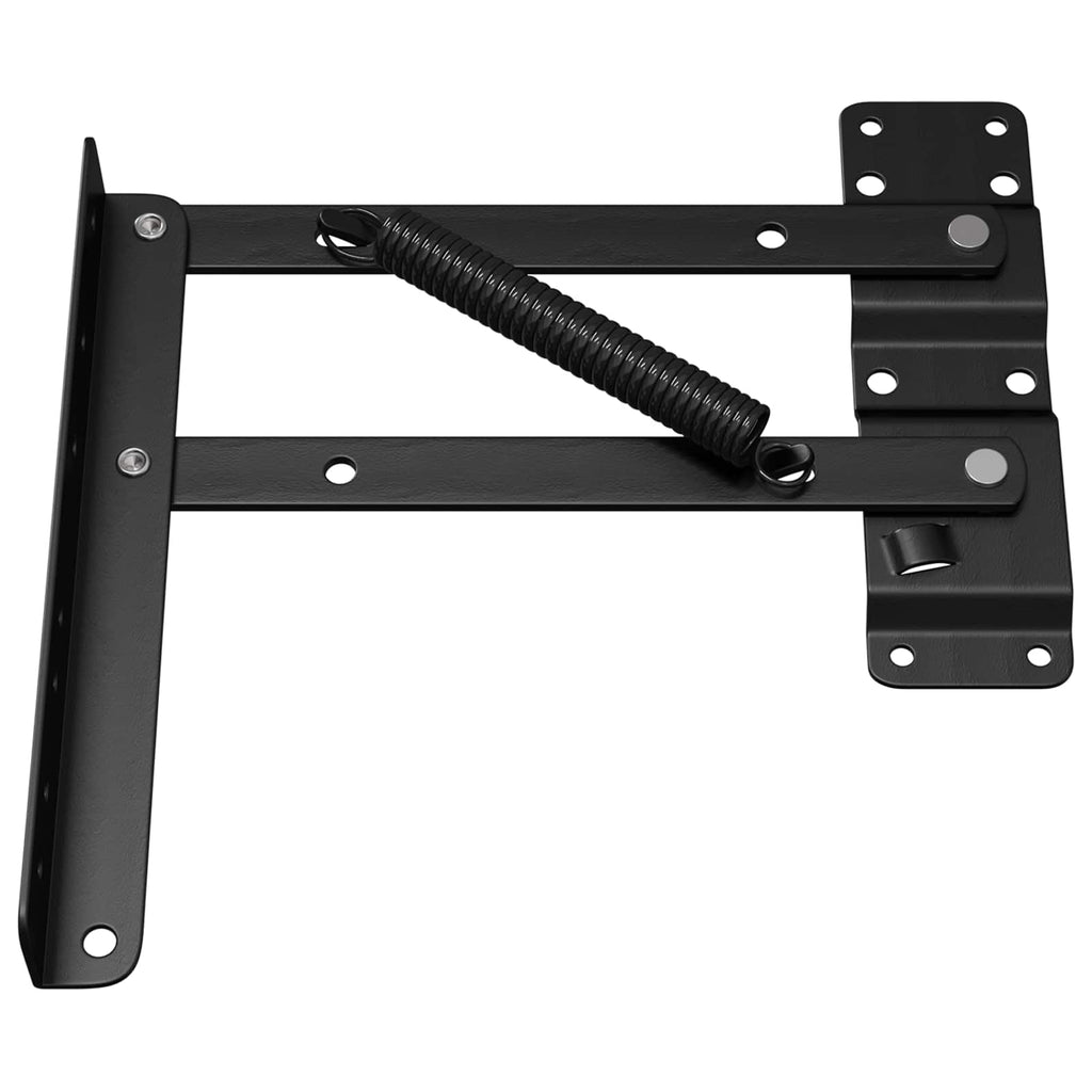 Bettliftmechanismus 2 Pcs Schwarz 340 X 95 X 40 Mm Eisen