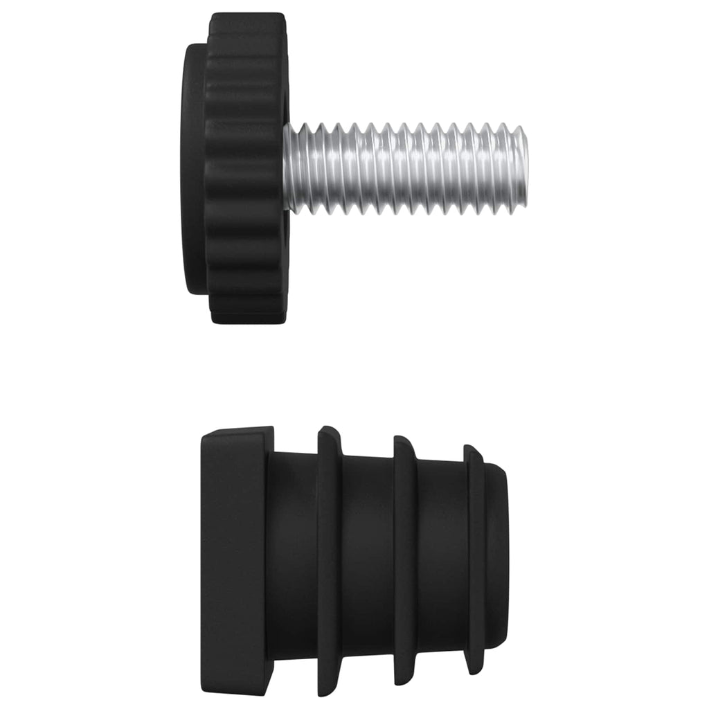 Möbel Leveler Verstellbar 2 Pcs Schwarz M6 Pp