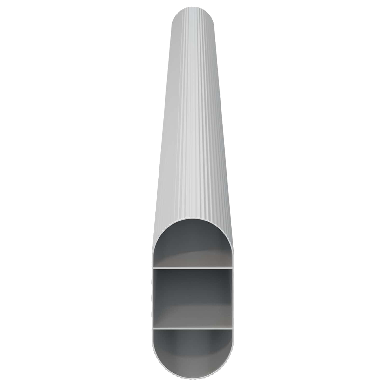 Kleiderstange 2 Pcs Silber 764 X 15 X 29 Mm Aluminiumlegierung