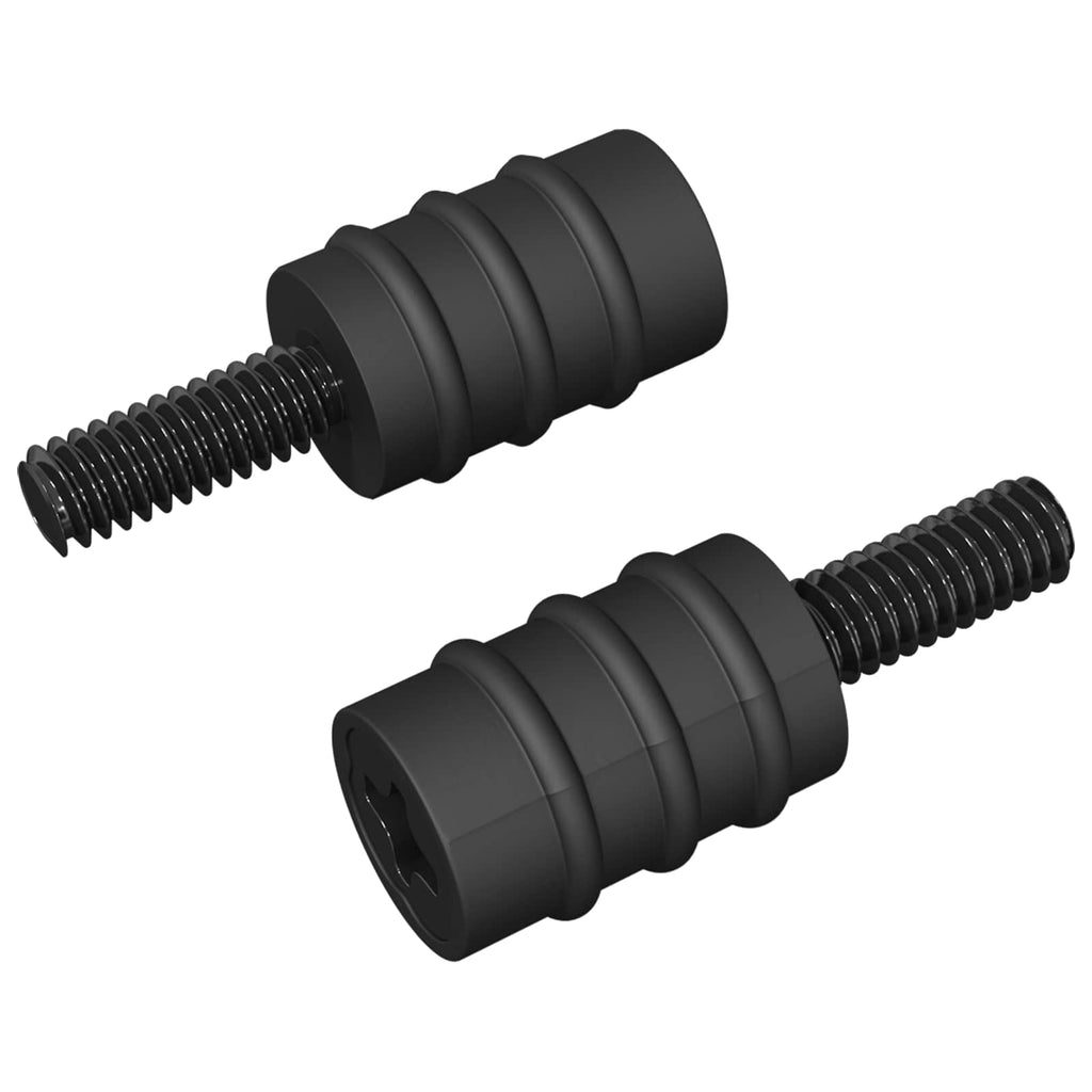 Abstandsschraube 2 Pcs Schwarz M4 Gummi Und Stahl