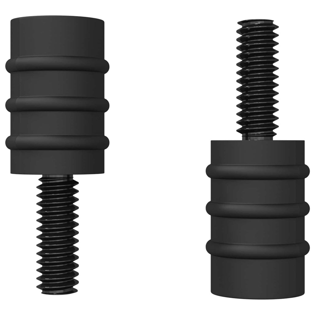 Abstandsschraube 2 Pcs Schwarz M4 Gummi Und Stahl