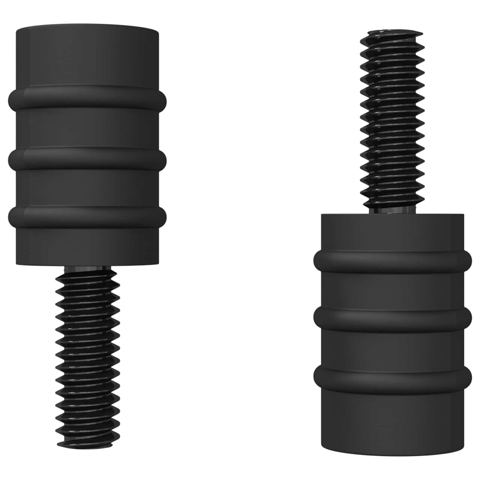 Abstandsschraube 2 Pcs Schwarz M4 Gummi Und Stahl