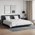 Sommerdecke Mit Kissen 3 Pcs Weiß Mikrofaser