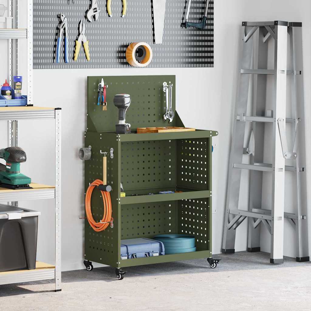 Werkzeugwagen 65 X 35 X 111 Cm Kaltgewalzter Stahl