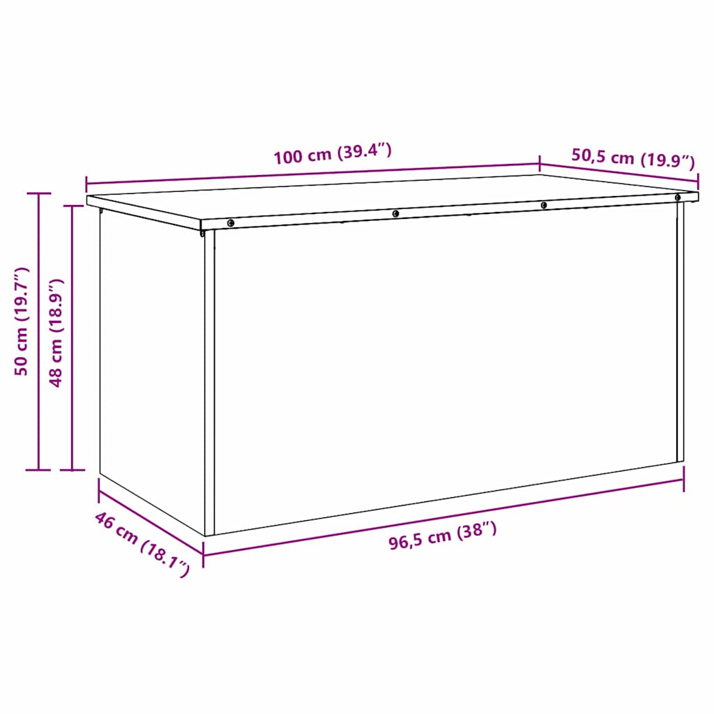 Außenlagerbox Stahl