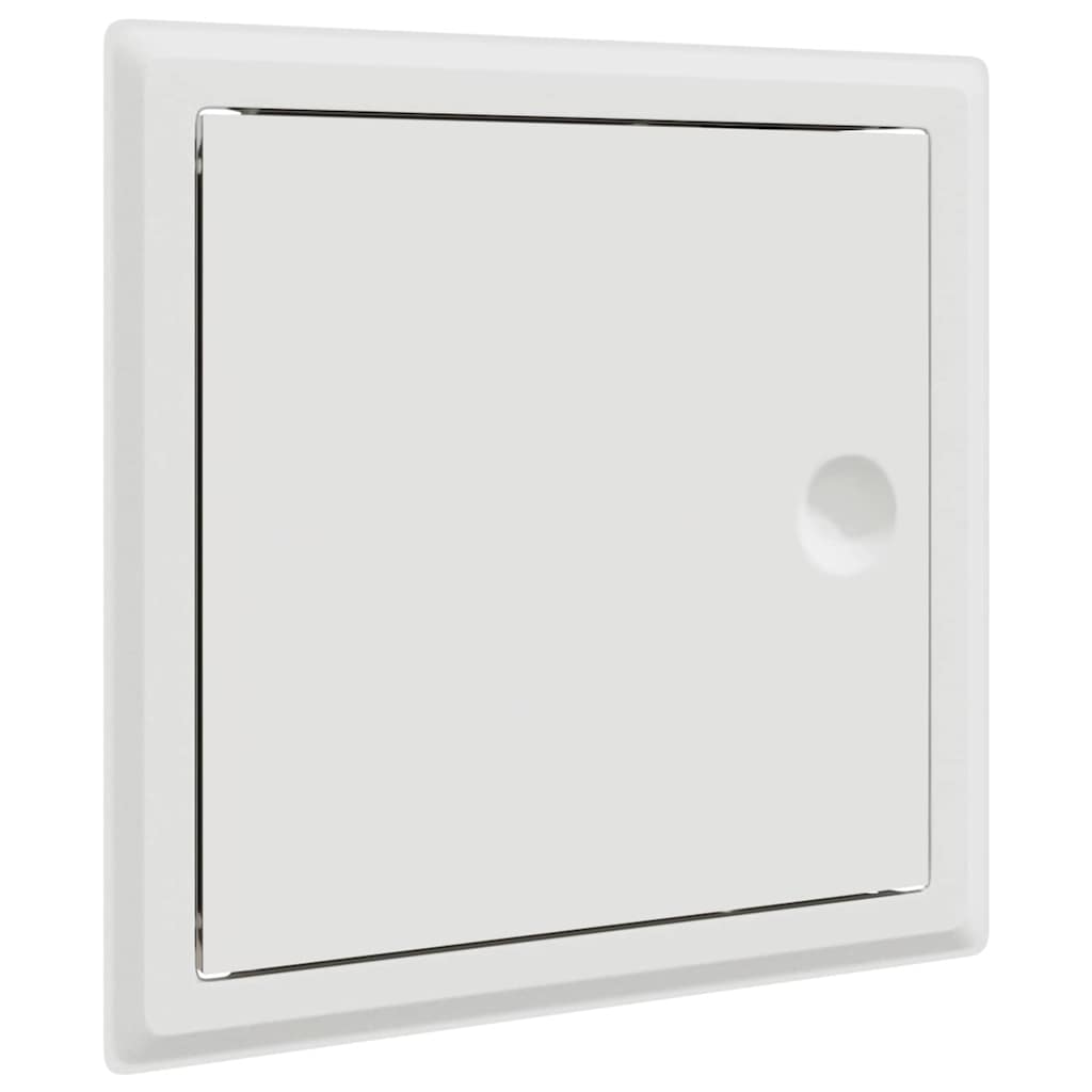 Zugangsklappe 2 Pcs Weiß 63 X 33 X 3 Cm Stahl