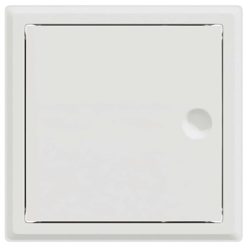 Zugangsklappe 2 Pcs Weiß 63 X 33 X 3 Cm Stahl